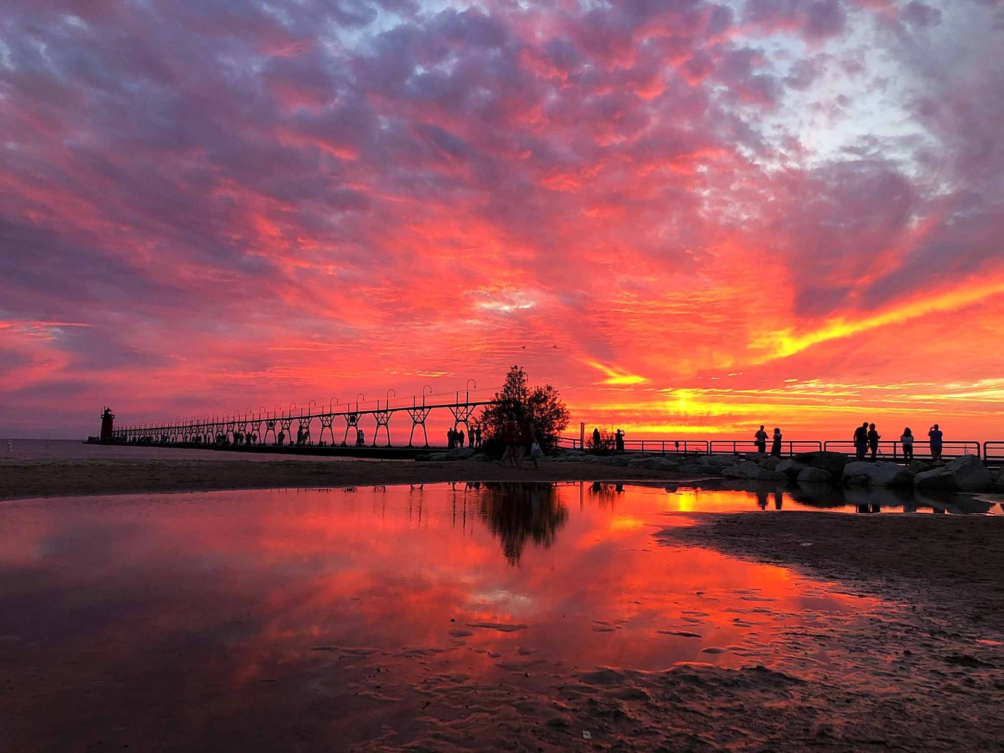 Beautiful sunset photo
