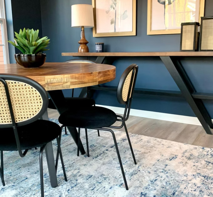 Modern Dining table in a vacation home